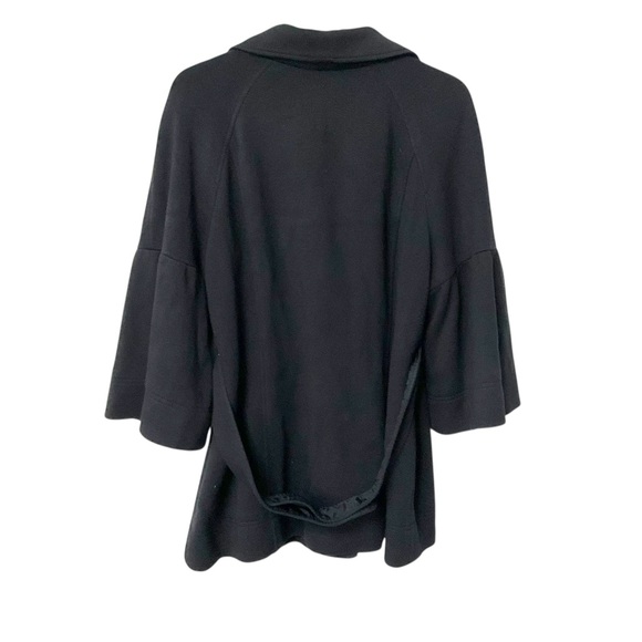 INC‎ International concepts Black Bell Sleeve Coat Jacket XL Women Fall Office - Picture 3 of 6